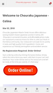 Chouraku Japanese Celina Order screenshot 0