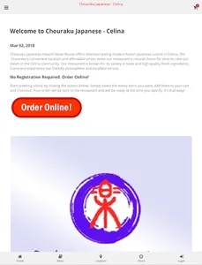 Chouraku Japanese Celina Order screenshot 3
