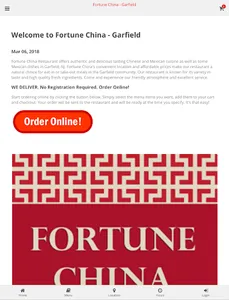 Fortune China Garfield Order screenshot 3