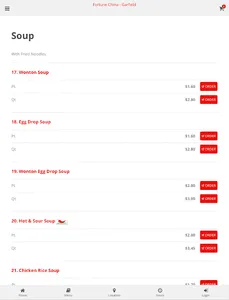 Fortune China Garfield Order screenshot 5