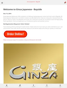 Ginza Japanese - Bayside screenshot 3
