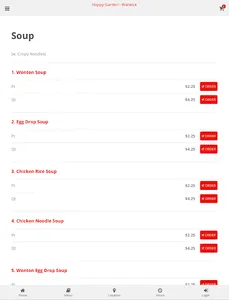 Happy Garden Warwick Ordering screenshot 4