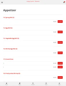 Happy Garden Warwick Ordering screenshot 8