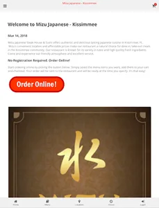 Mizu Japanese Kissimmee Order screenshot 3
