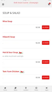 Oishi Asian Cuisine Champaign screenshot 1