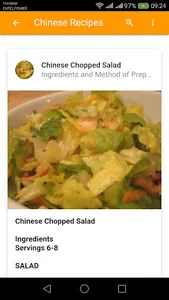 Chinise Food Recipes screenshot 0