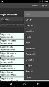 Traductor  de idiomas mayas CC screenshot 1