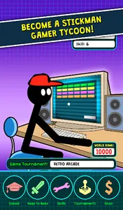 Stickman Gamer Tycoon screenshot 0