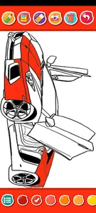 Racing Cars Coloring screenshot 3