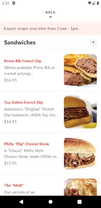 Adamson's French Dip screenshot 2