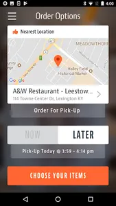 A&W Restaurants screenshot 1