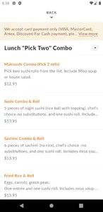 Kabuki Sushi Thai Tapas screenshot 2