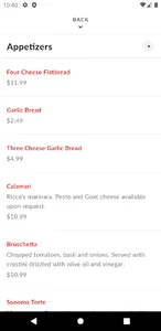 Ricco's Italian Bistro screenshot 2
