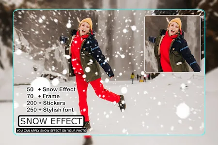 Snowfall Photo Editor screenshot 0