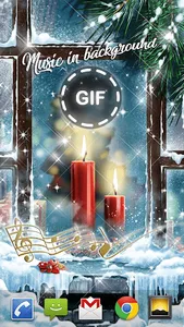 Christmas Songs Live Wallpaper screenshot 2