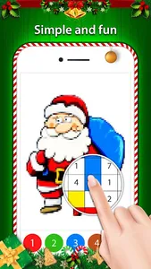 Christmas Color by Number screenshot 1