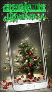 Christmas Tree Live Wallpaper screenshot 0