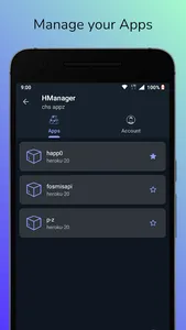 HManager for Heroku screenshot 1