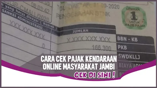 Cek Pajak PKB Jambi screenshot 1