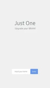 Just One - Upgrade your BRAIN screenshot 0