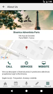 Biserica Adventista Paris screenshot 4