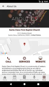 Santa Clara First Baptist screenshot 4