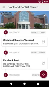 Brookland Baptist Church screenshot 1