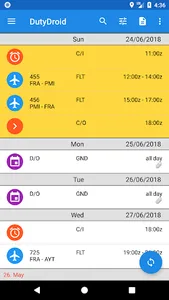DutyDroid - airline crew app screenshot 0