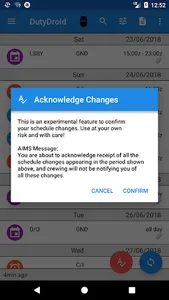 DutyDroid - airline crew app screenshot 4