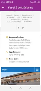 Faculté de Médecine - UNILU screenshot 2
