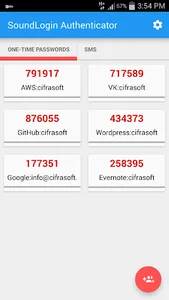 SoundLogin Authenticator screenshot 0