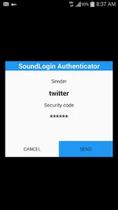 SoundLogin Authenticator screenshot 3