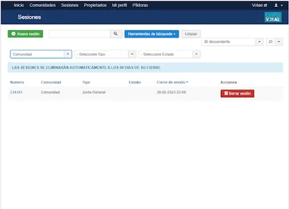 VotaE Admin screenshot 2