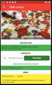 Comilonapp Chihuahua screenshot 2