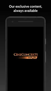 CineConcerts +Plus screenshot 0