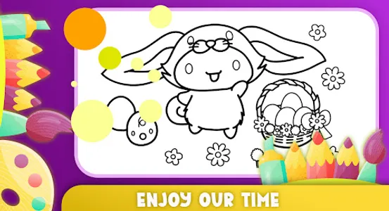 Cinnamoroll Sanrio coloring screenshot 2
