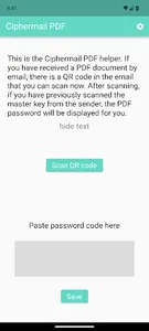 Ciphermail PDF Authenticator screenshot 0