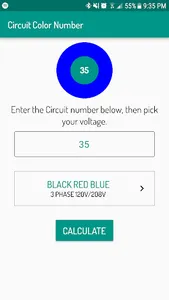 Circuit Number Color screenshot 0