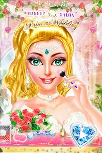 MakeUp Salon Princess Wedding screenshot 4