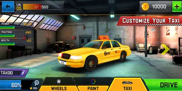 City Taxi Car Driver：Taxi Game screenshot 0