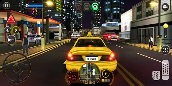 City Taxi Car Driver：Taxi Game screenshot 1