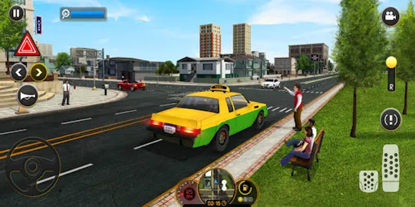 City Taxi Car Driver：Taxi Game screenshot 2