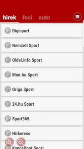Csak Sport Hírek screenshot 1