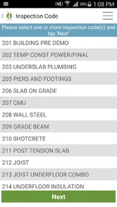 Palo Alto Inspection Request screenshot 2