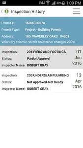 Palo Alto Inspection Request screenshot 4