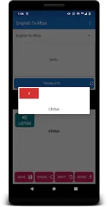 English To Mizo Translator screenshot 1
