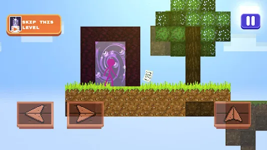 Stickman Parkour Skyland screenshot 0