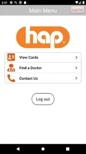 myHAP CARD screenshot 1