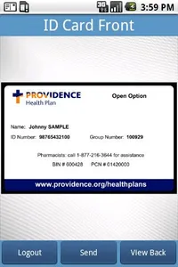 Providence E-Card screenshot 2