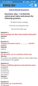 Class 7th English Solution screenshot 1